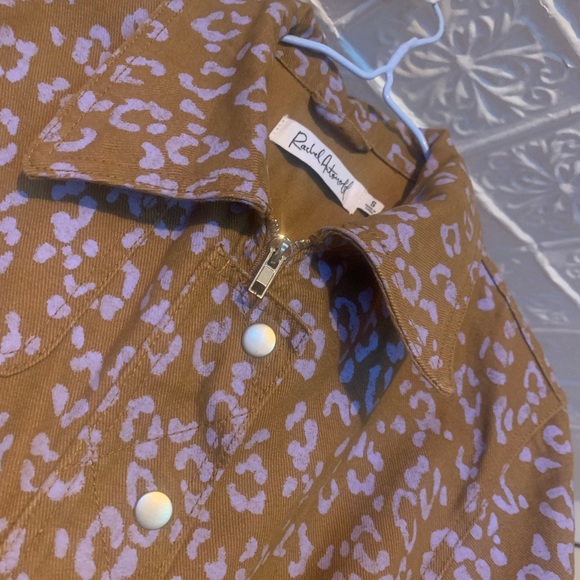 *Rare Find* Rachel Antonoff Lizzie Jacket in Lavender Leopard - Picture 2 of 3